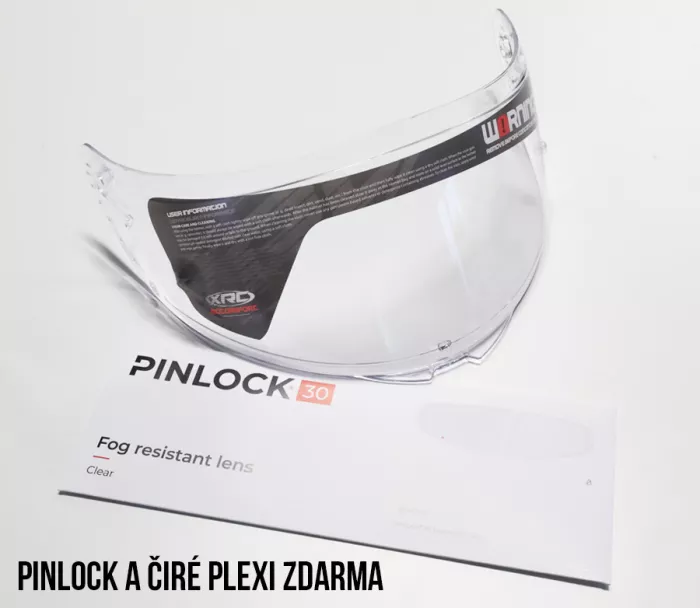 Helma na motorku XRC DROD black/red